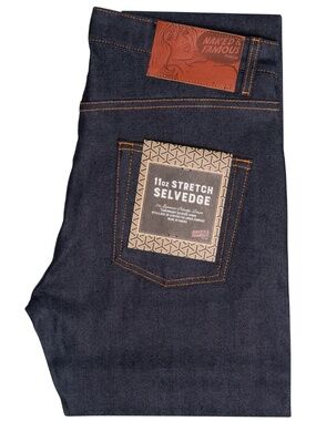 Naked & Famous Denim Dark Indigo Relaxed Jeans